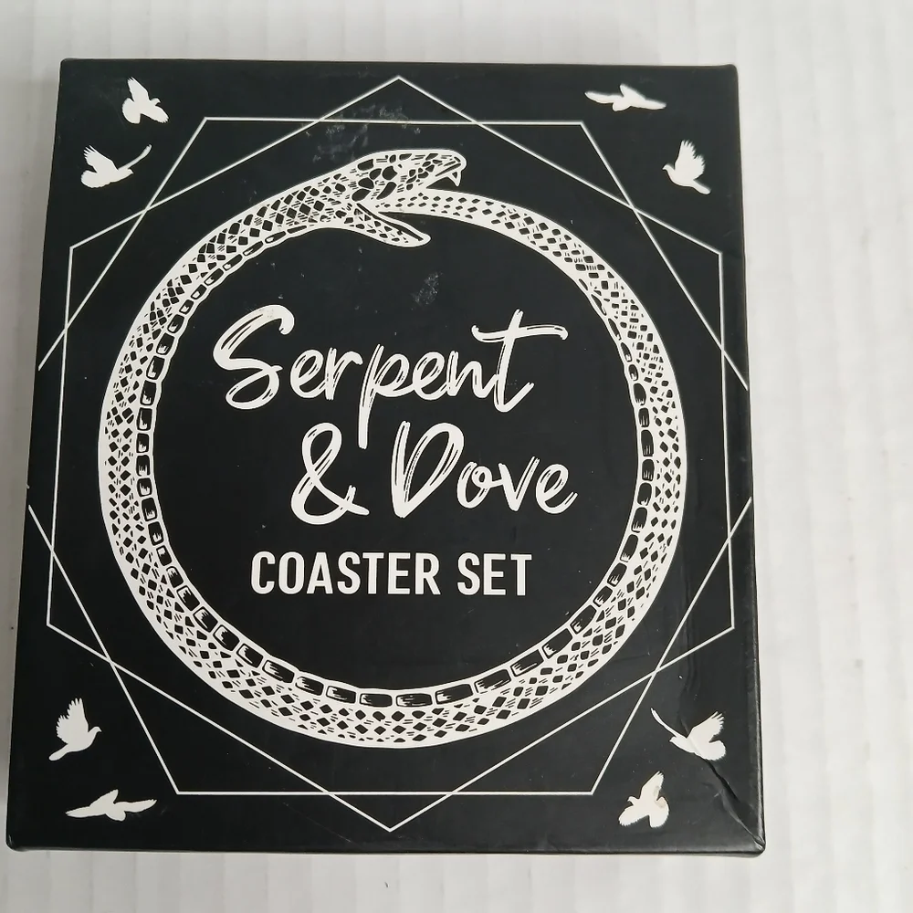 Owlcrate & Serpent & Dove Coaster Set Bundle Gothic Haunting Fairyloot New Item